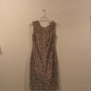 Beautiful rose gold dress